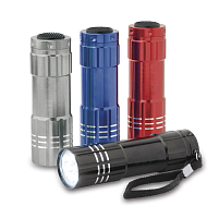 Фонарь ручной Smartbuy 9 LED (0,5Вт) Синий Красный Серый Черный картинка 